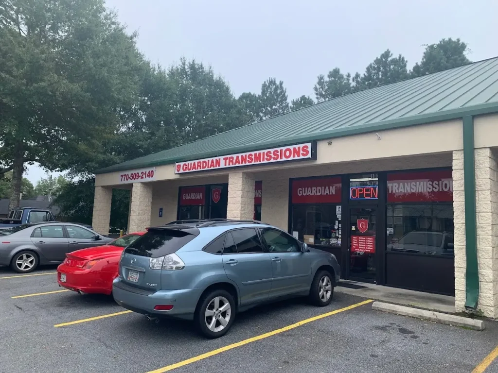 Exterior of Guardian Transmission office in Marietta, GA.